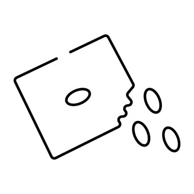 Kesenin eşsiz bir tasarım simgesi. 