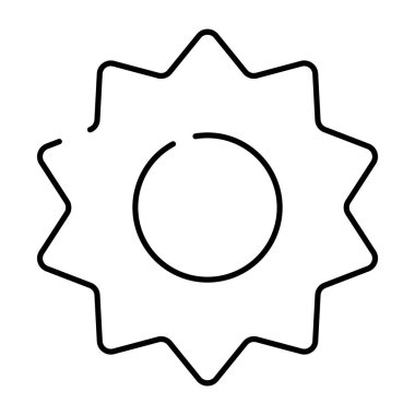 Çiçeğin modaya uygun bir vektör tasarımı