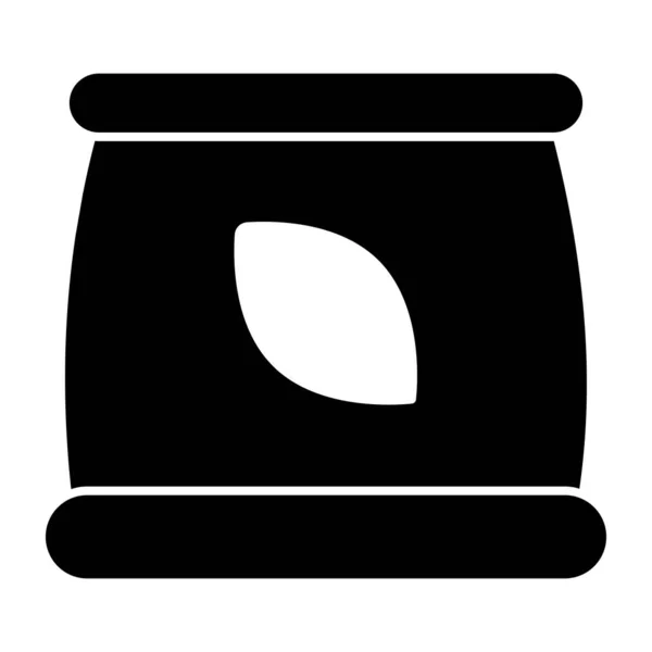 Ein Premium Download Symbol Für Düngemittelbeutel — Stockvektor