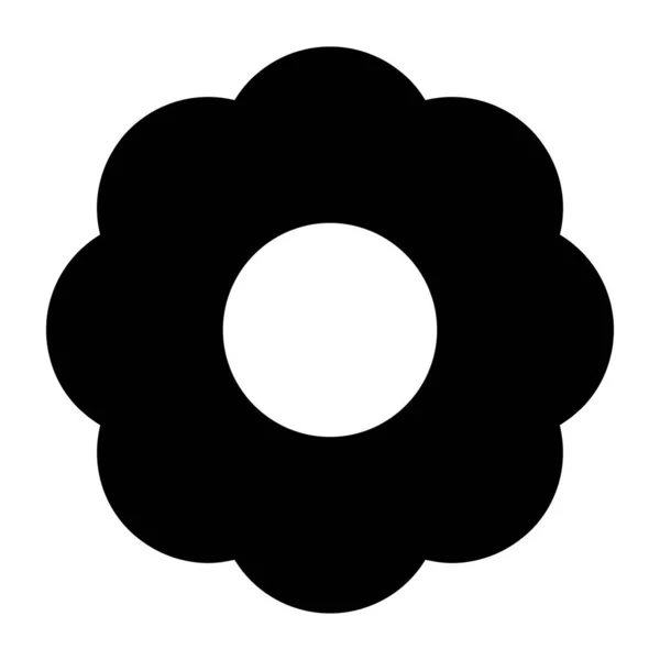 Ein Trendiges Vektordesign Der Blume — Stockvektor