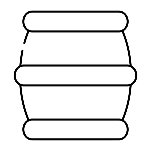 キャスクのユニークなデザインのアイコン — ストックベクタ