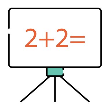 Okul binasının mükemmel bir tasarım simgesi