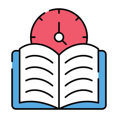 Kitapçıklı saat, çalışma zamanı simgesi