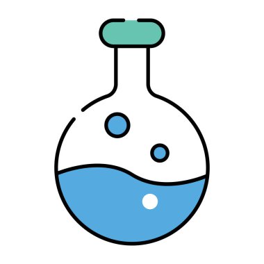 Kimyasal şişenin düzenlenebilir tasarım simgesi