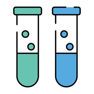 Test tüplerinin eşsiz bir tasarım simgesi