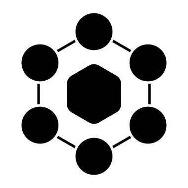 Kimyasal yapının modaya uygun bir vektör tasarımı