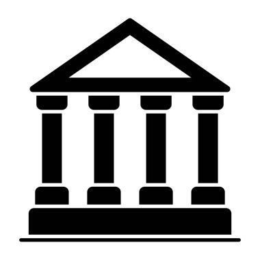 Kütüphane binasının sağlam bir tasarım simgesi