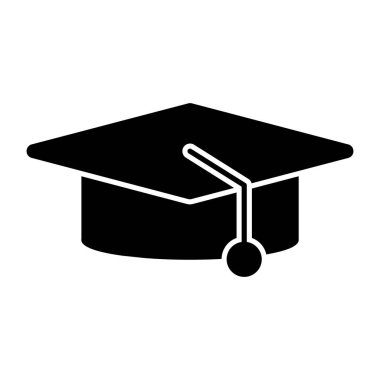 Akademik başlık simgesi, havan tahtasının vektör tasarımı