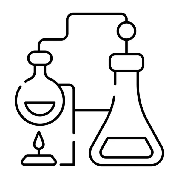 Prémiová Ikona Pro Stahování Chemických Experimentů — Stockový vektor
