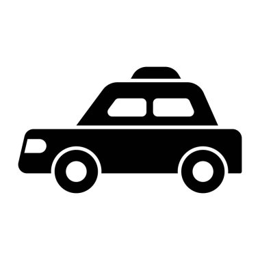 Polis arabası simgesi sağlam tasarlandı
