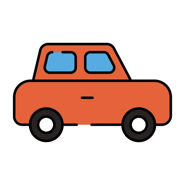 Иконка Частного Транспорта Плоский Дизайн Автомобиля — стоковый вектор