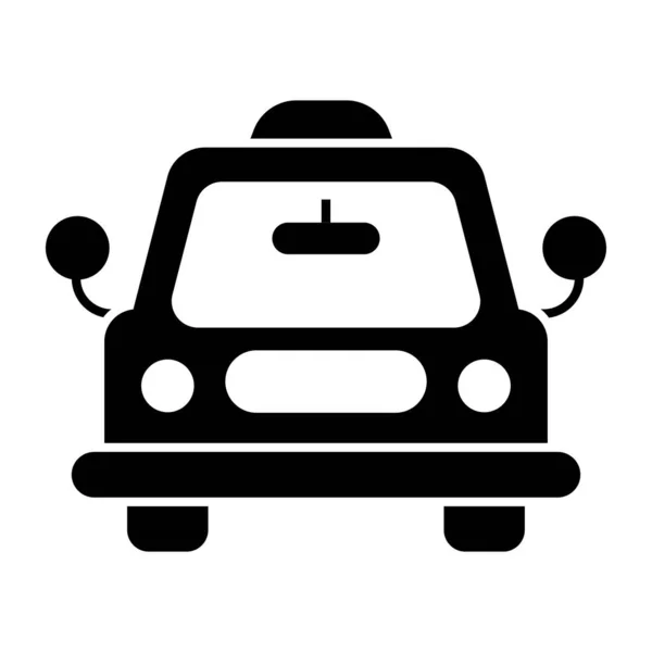Privat Transport Ikon Solid Design Bilen — Stock vektor