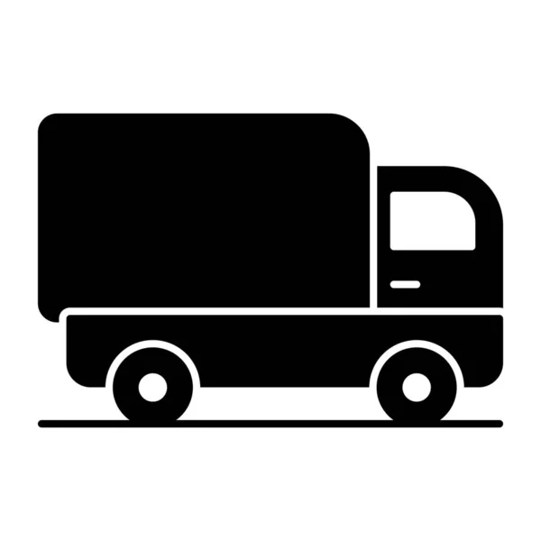 Une Icône Conception Modifiable Cargo Van — Image vectorielle
