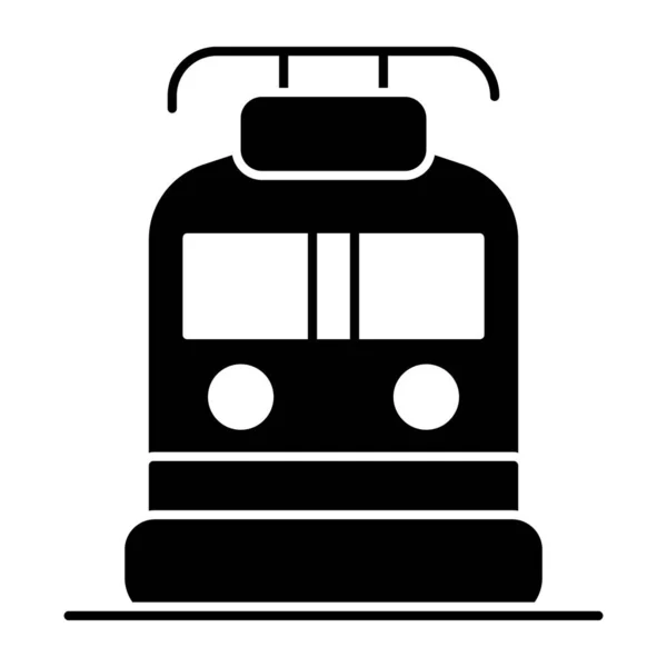 Une Icône Design Unique Train — Image vectorielle