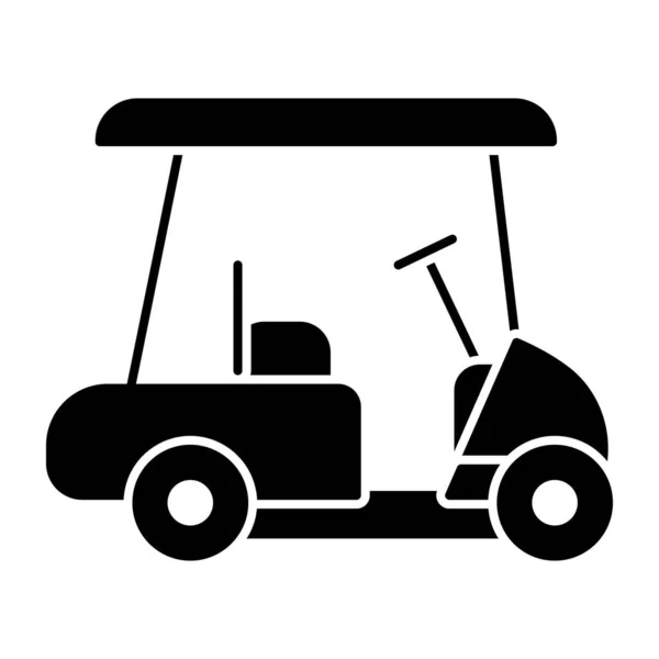 Eine Premium Download Ikone Des Golfautos — Stockvektor