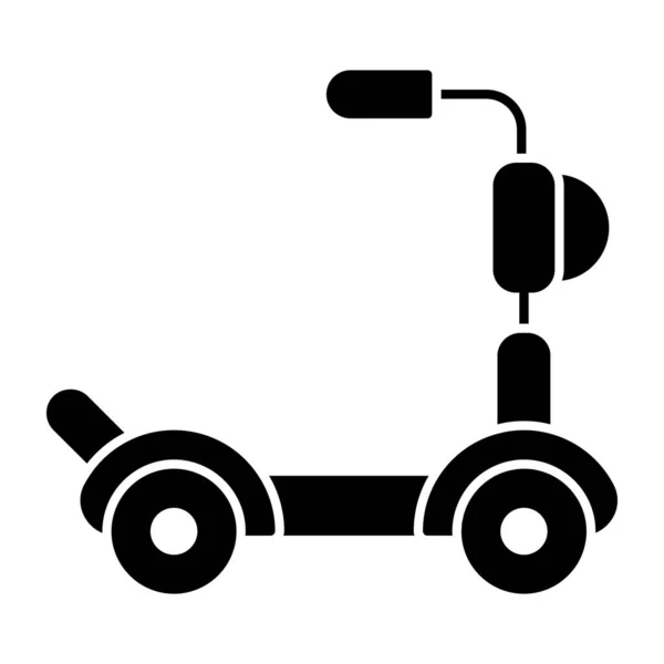 Une Icône Design Mode Scooter Enfants — Image vectorielle