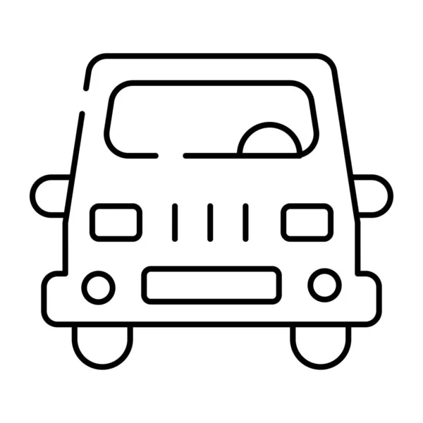 Editable Design Icon Road Vehicle — Stock Vector