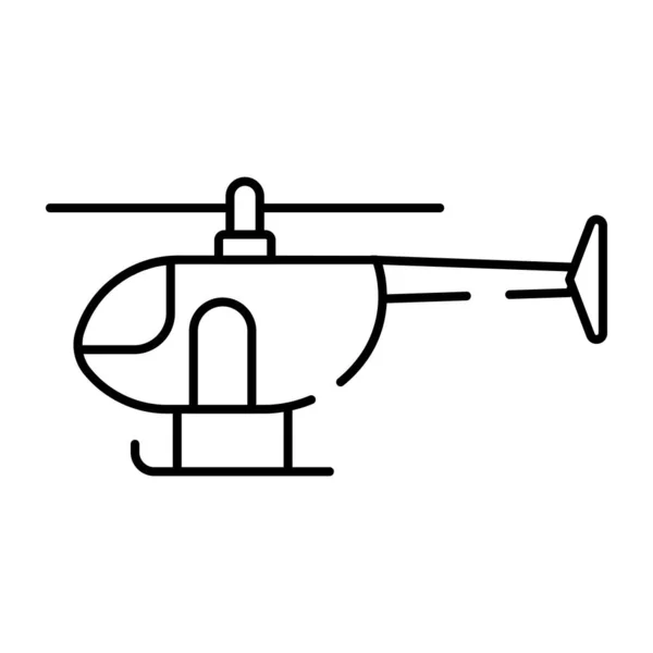 Helikopterin Düzenlenebilir Tasarım Simgesi — Stok Vektör
