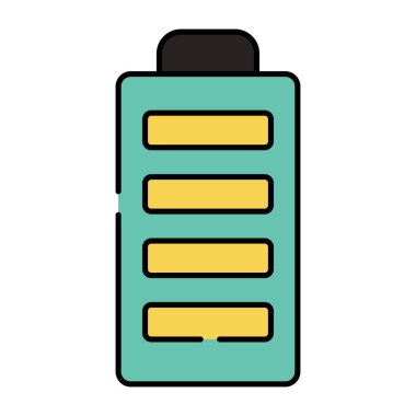 Mobil pilin eşsiz tasarım simgesi