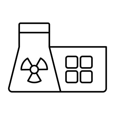 Elektrik santralinin mükemmel bir tasarım simgesi