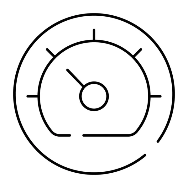 Lineares Design Symbol Des Tachos — Stockvektor