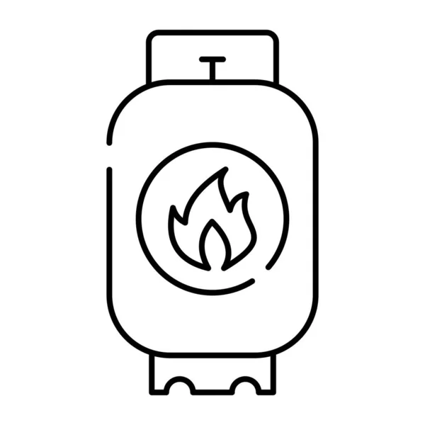Ícone Design Moderno Cilindro Gás —  Vetores de Stock