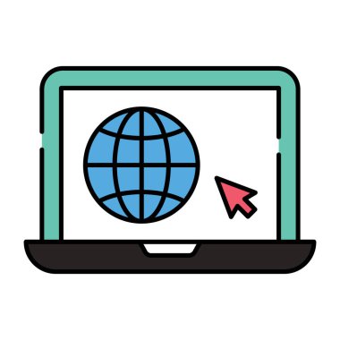 Web gezintisinin eşsiz bir tasarım simgesi