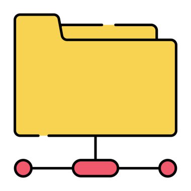 Ağ dizininin mükemmel tasarım simgesi