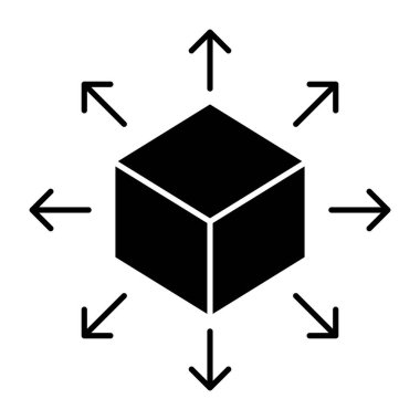 3d küpün premimium indirme vektörü