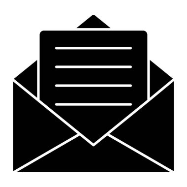 Zarfın içinde sağlam bir tasarım simgesi