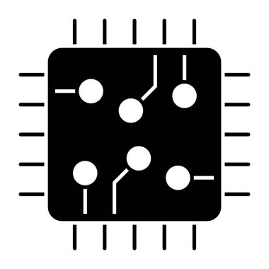 Mikroişlemcinin düzenlenebilir tasarım simgesi