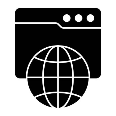 Web tarayıcısının eşsiz bir tasarım simgesi