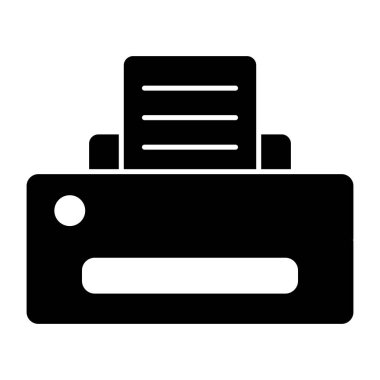 Yazıcının premium indirme simgesi