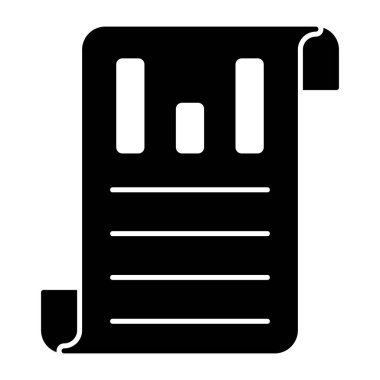 İş raporunun mükemmel tasarım simgesi