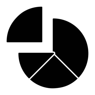 Pasta grafiğinin mükemmel tasarım simgesi