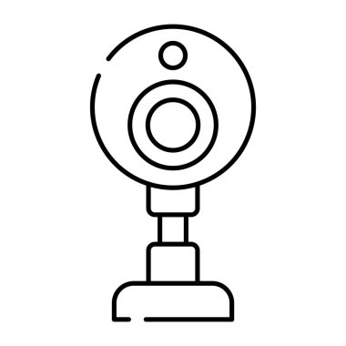 Web kamerasının düzenlenebilir tasarım simgesi