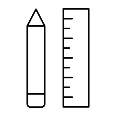 Ölçekli kalem, kırtasiye araçlarının doğrusal tasarımı