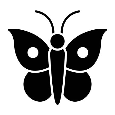  Düzenlenebilir kelebeğin bir simge tasarımı 