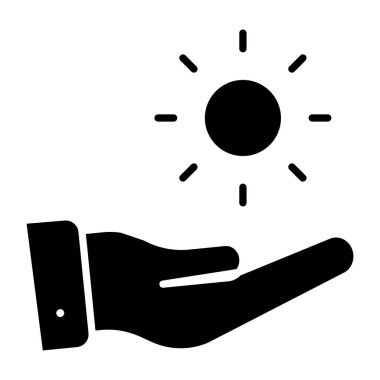 Güneş, yaz bakımı kavramını temsil ediyor