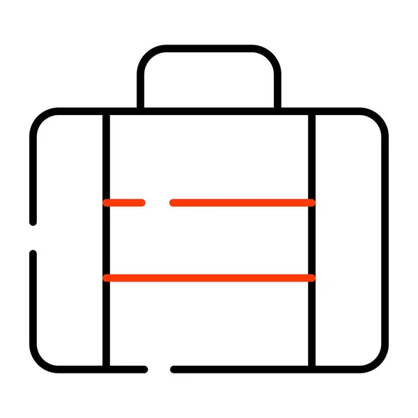 バッグの編集可能なデザインアイコン — ストックベクタ