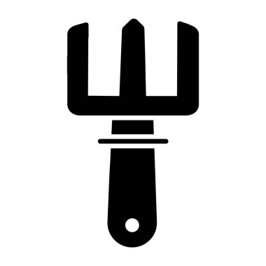 Bahçe çatalının son moda vektör tasarımı