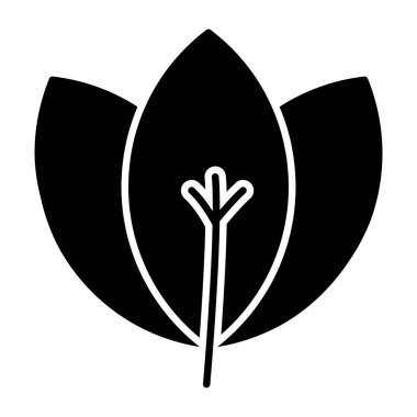 Çiçeğin mükemmel tasarım ikonu