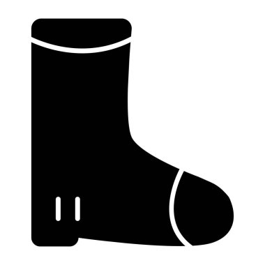 Uzun ayakkabılı katı bir tasarım simgesi