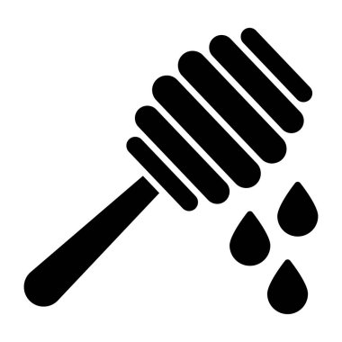 Bal toplayıcısının sağlam bir tasarım simgesi