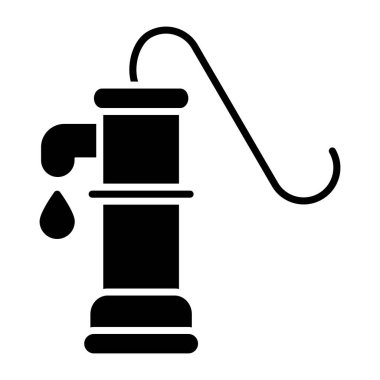 Klasik el pompası simgesi, düzenlenebilir vektör