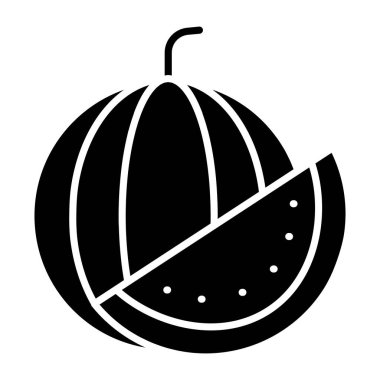 Karpuz diliminin modern tasarım simgesi.