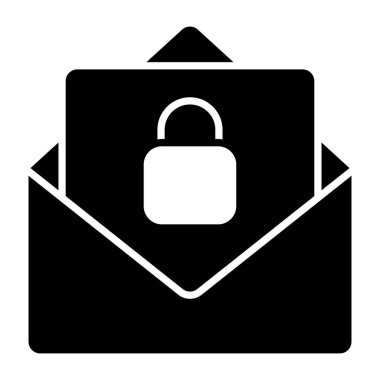 Güvenli postaların modaya uygun bir vektör tasarımı