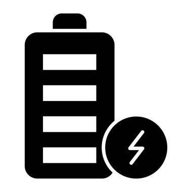 Mobil pil simgesi, düzenlenebilir vektör