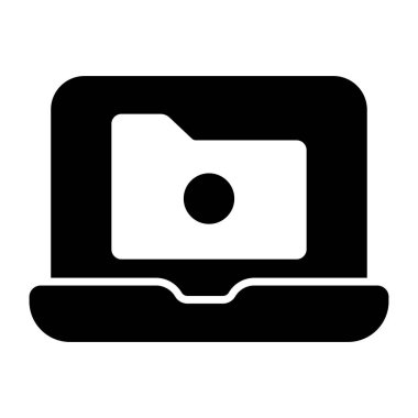 Bilgisayarın içindeki belge, çevrimiçi dizinin sağlam tasarımı