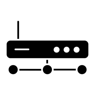 Ağ sunucusunun premium indirme simgesi